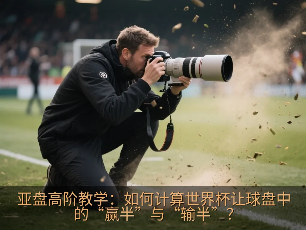 亚盘让球计算与分盘概念示意图